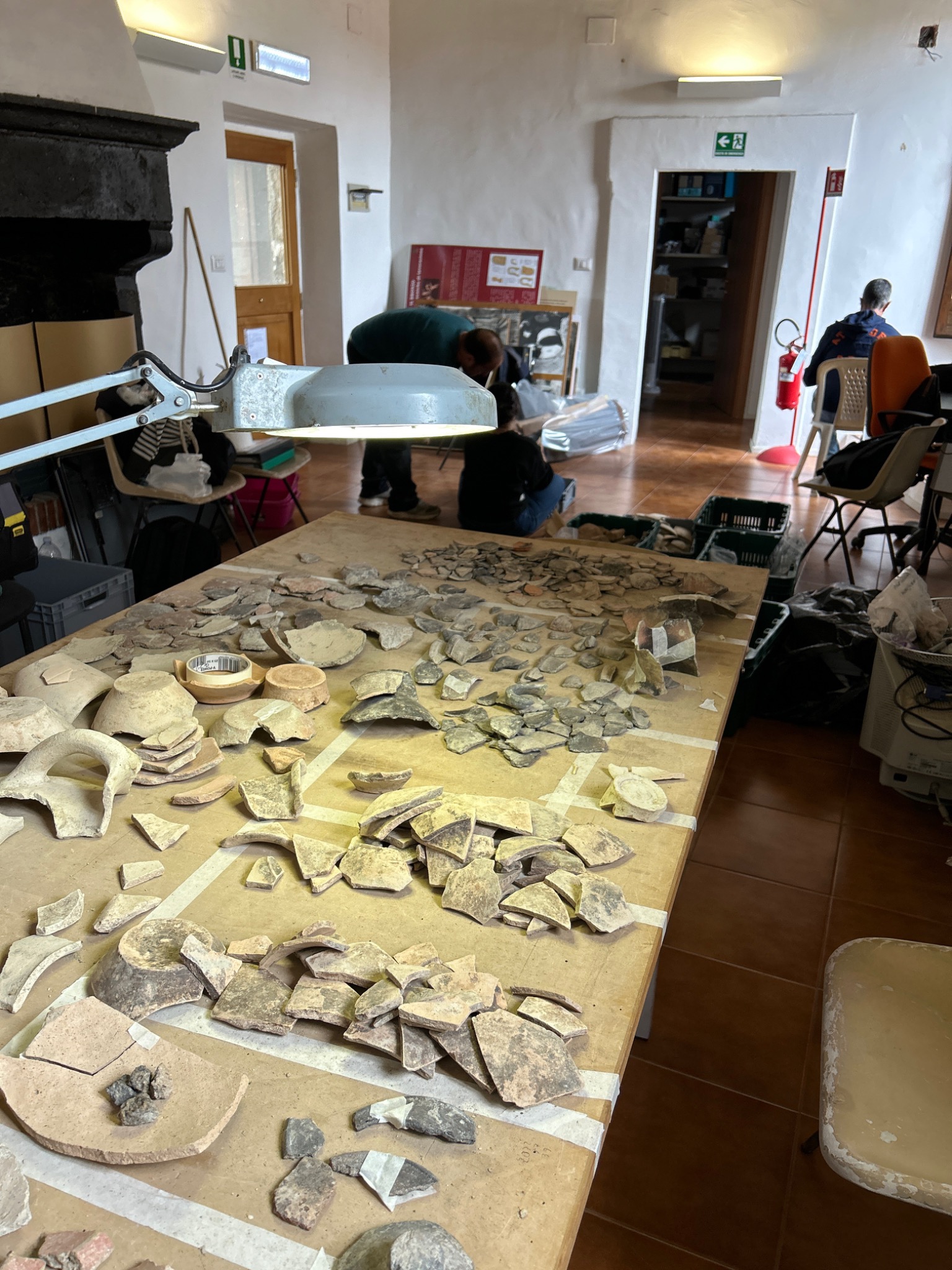 Studio e classificazione dei materiali archeologici